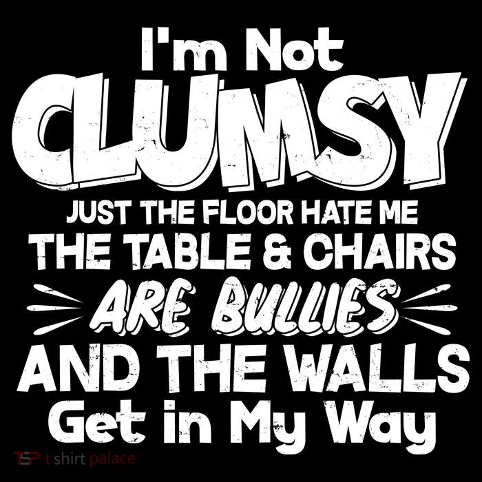 Funny I'm Not Clumsy High Crown Mesh Back Trucker Hat