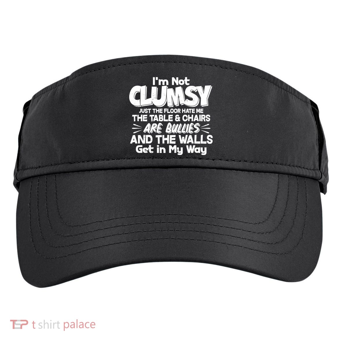 Funny I'm Not Clumsy Adult Drive Performance Visor