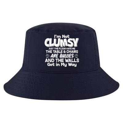 Funny I'm Not Clumsy Cool Comfort Performance Bucket Hat