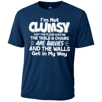 Funny I'm Not Clumsy Performance Shirt