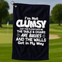Funny I'm Not Clumsy Golf Towel