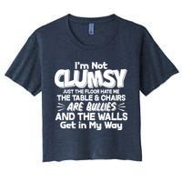 Funny I'm Not Clumsy Crop Top