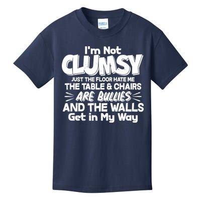 Funny I'm Not Clumsy Kids T-Shirt
