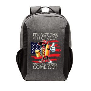 Funny Its Not The 4th Of July Until My Weiner Comes Out Vector Backpack