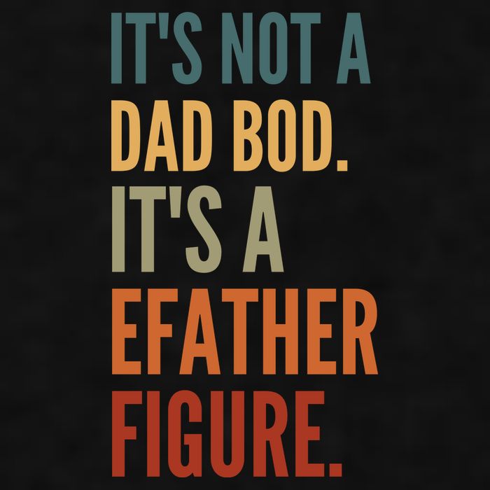 Funny Its Not A Dad Bod Its A Father Figure Ladies PosiCharge Tri-Blend Wicking Tank