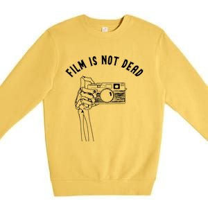 Film Is Not Dead Premium Crewneck Sweatshirt