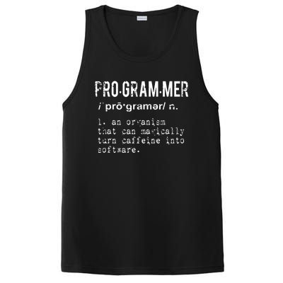 Funny IT Nerd Geek Programmer Definition Tee PosiCharge Competitor Tank