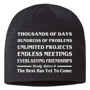 Finally Retired Sustainable Beanie