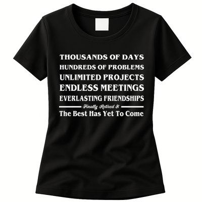 Finally Retired Womens T-Shirt