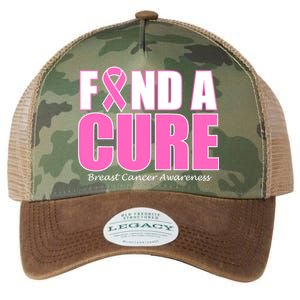 Find A Cure Breast Cancer Awareness Ribbon Legacy Tie Dye Trucker Hat