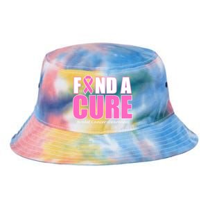 Find A Cure Breast Cancer Awareness Ribbon Tie Dye Newport Bucket Hat