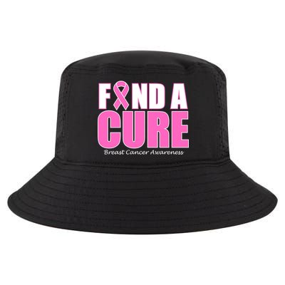 Find A Cure Breast Cancer Awareness Ribbon Cool Comfort Performance Bucket Hat