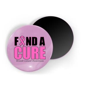 Find A Cure Breast Cancer Awareness Ribbon Magnet