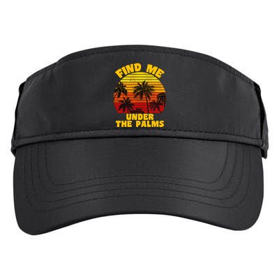 Find Me Under The Palms Adult Drive Performance Visor