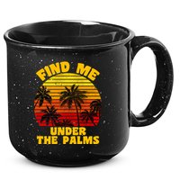 Find Me Under The Palms 15oz Campfire Ceramic Mug