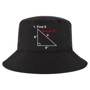 Find X Found It Funny Math School Cool Comfort Performance Bucket Hat