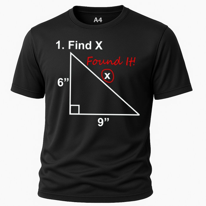 Find X Found It Funny Math School Performance Shirt
