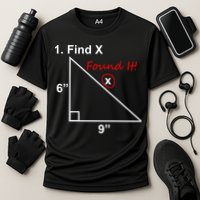 Find X Found It Funny Math School Performance Shirt