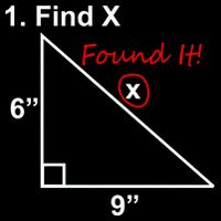 Find X Found It Funny Math School Performance Shirt