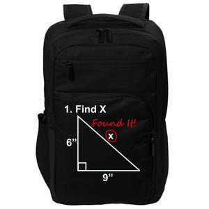 Find X Found It Funny Math School Impact Tech Backpack