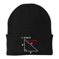 Find X Found It Funny Math School Beanie