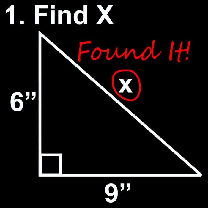 Find X Found It Funny Math School Cooling Performance Long Sleeve Crew