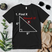 Find X Found It Funny Math School Premium T-Shirt