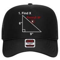 Find X Found It Funny Math School Trucker Hat