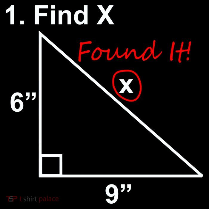Find X Found It Funny Math School Zip Tote Bag