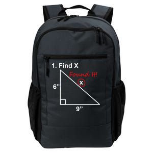 Find X Found It Funny Math School Daily Commute Backpack