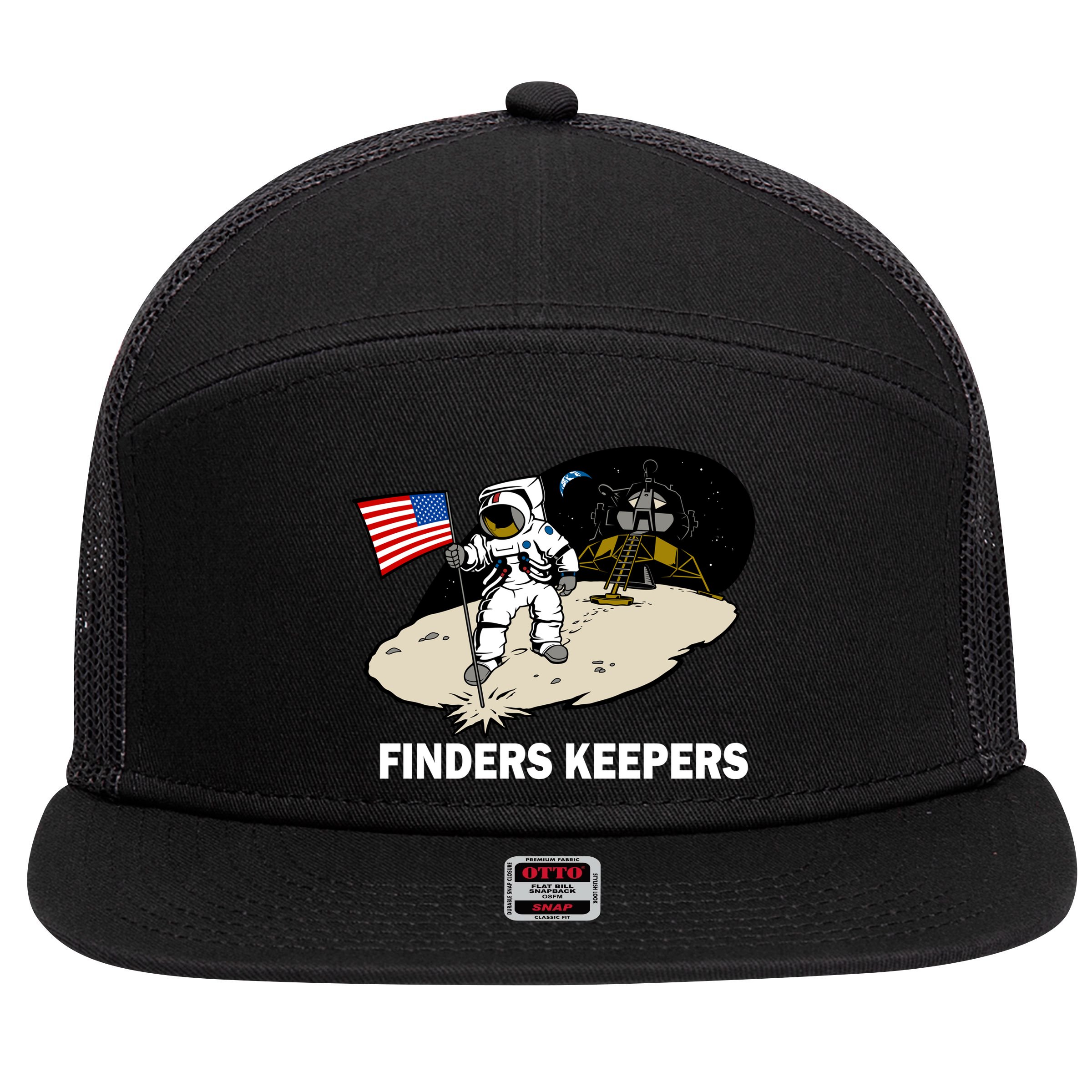 Finders Keepers 7 Panel Mesh Trucker Snapback Hat