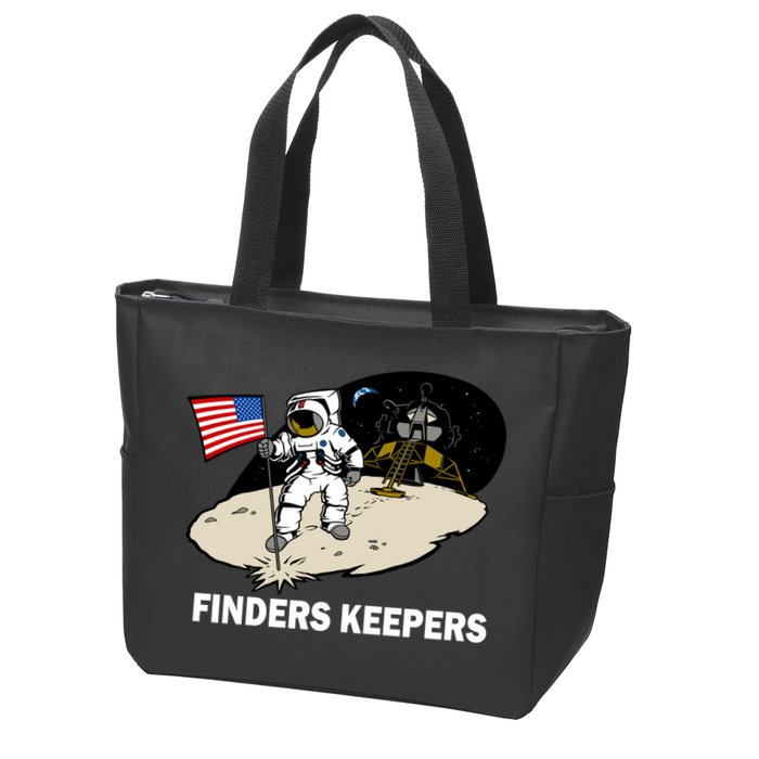 Finders Keepers Zip Tote Bag