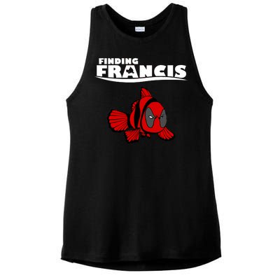 Finding Francis Movie Parody Ladies PosiCharge Tri-Blend Wicking Tank