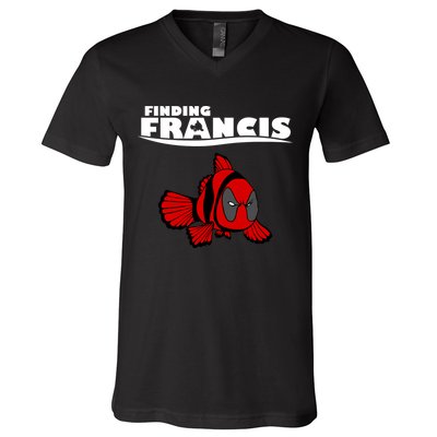 Finding Francis Movie Parody V-Neck T-Shirt