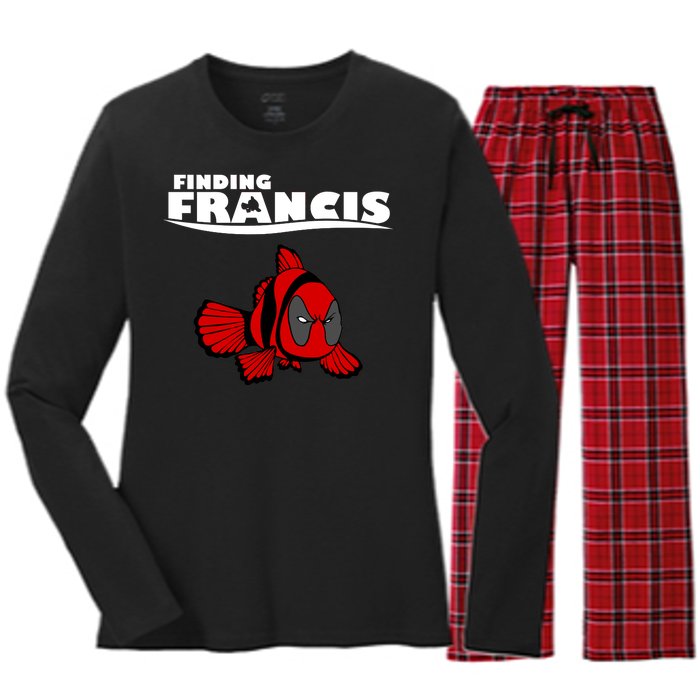 Finding Francis Movie Parody Women's Long Sleeve Flannel Pajama Set 