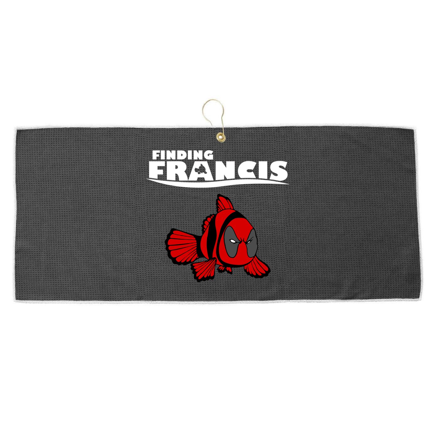Finding Francis Movie Parody Large Microfiber Waffle Golf Towel