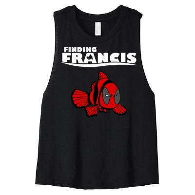 Finding Francis Movie Parody Women's Racerback Cropped Tank