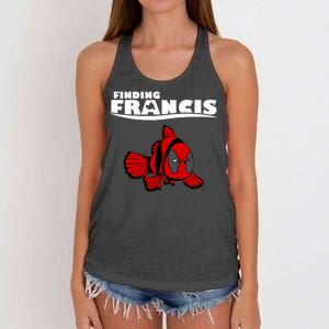 Finding Francis Movie Parody Women's Knotted Racerback Tank