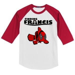 Finding Francis Movie Parody Kids Colorblock Raglan Jersey