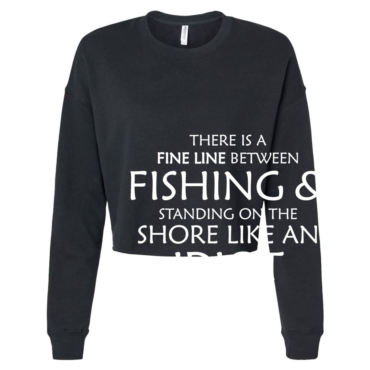 Fine Line Between Fishing And Idiots 15oz Campfire Ceramic Mug