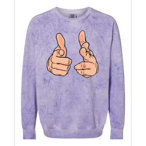 Finger Guns Colorblast Crewneck Sweatshirt