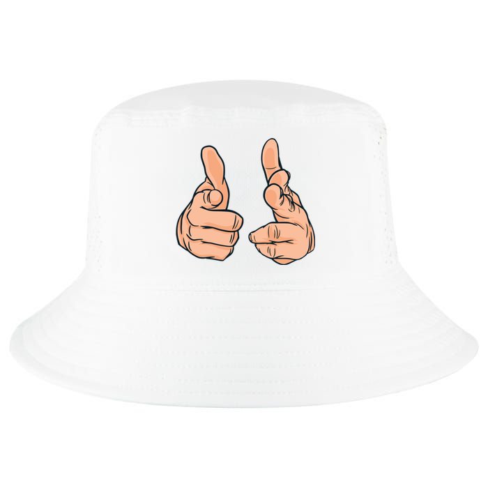 Finger Guns Cool Comfort Performance Bucket Hat