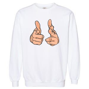 Finger Guns Garment-Dyed Sweatshirt