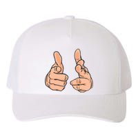 Finger Guns Yupoong Adult 5-Panel Trucker Hat