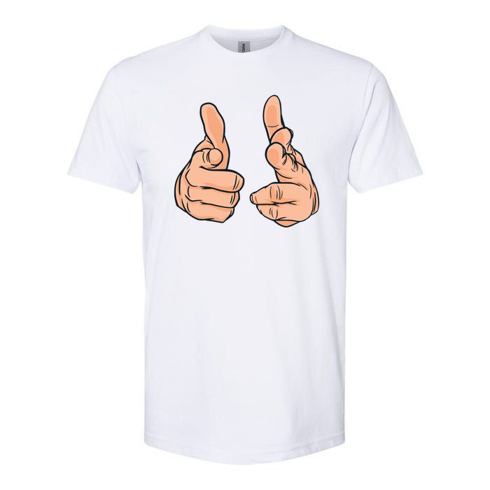 Finger Guns Softstyle CVC T-Shirt