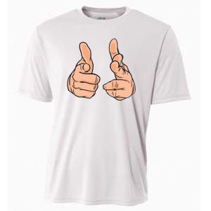 Finger Guns Cooling Performance Crew T-Shirt