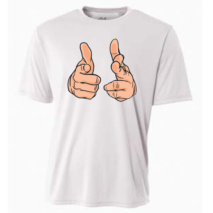 Finger Guns Cooling Performance Crew T-Shirt