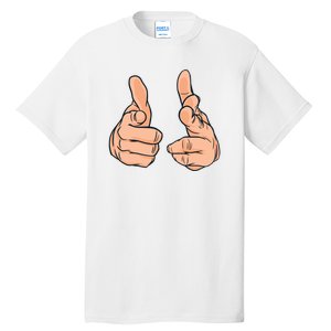 Finger Guns Tall T-Shirt