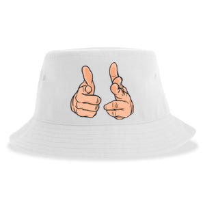 Finger Guns Sustainable Bucket Hat