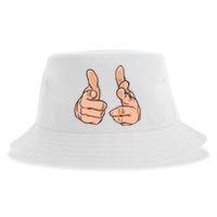 Finger Guns Sustainable Bucket Hat